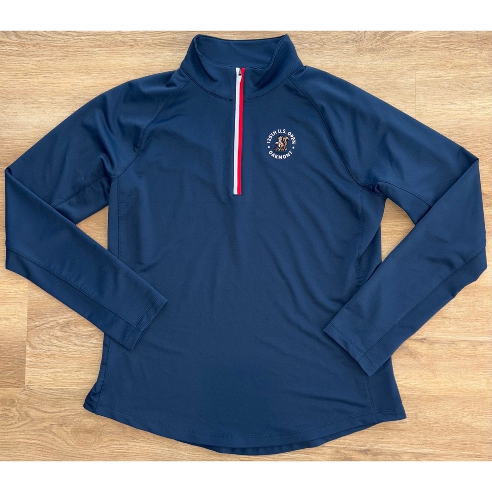 NWOT Women's Walter Hagen 125th US Open Oakmont Golf Pullover - Large - Navy
